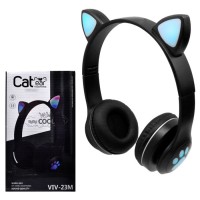 Bluetooth наушники с микрофоном Cat Ear VIV-23M черные