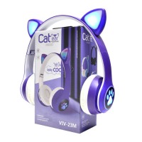 Bluetooth наушники с микрофоном Cat Ear VIV-23M фиолетовые