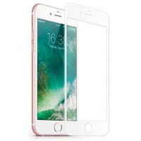Защитное стекло 5D Apple iPhone 7 Plus, iPhone 8 Plus white тех.пакет