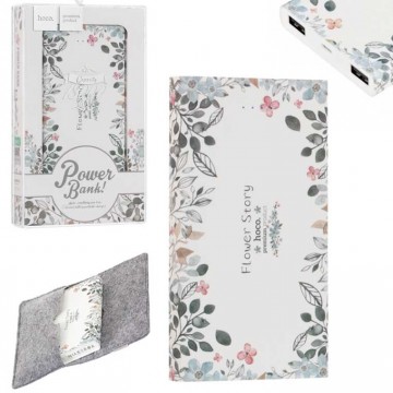 Power Bank Hoco B12F 13000 mAh Original White Curd Flower в Одессе