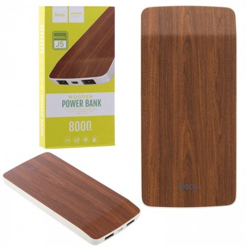 Power Bank Hoco J5 Wooden 8000 mAh Original Red Oak в Одессе