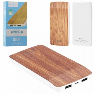 Power Bank Hoco J5 Wooden 8000 mAh Original Walnut в Одессе