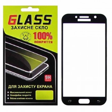 Защитное стекло Full Glue Samsung A5 2017 A520 black Glass в Одессе