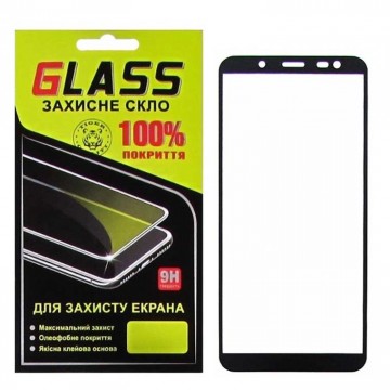 Защитное стекло Full Glue Samsung J6 2018 J600 black Glass в Одессе