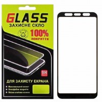 Защитное стекло Full Glue Samsung J4 Plus 2018 J415, J6 Plus 2018 J610 black Glass