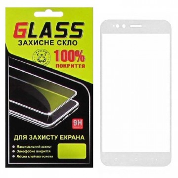 Защитное стекло Full Glue Xiaomi Mi5X, Mi A1 white Glass в Одессе