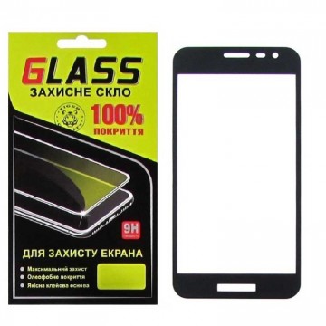 Защитное стекло Full Glue Samsung J2 Core J260 black Glass в Одессе