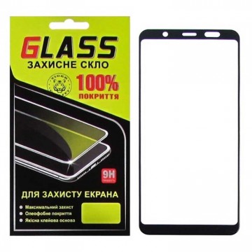 Защитное стекло Full Glue Samsung A6 Plus 2018 A605 black Glass в Одессе