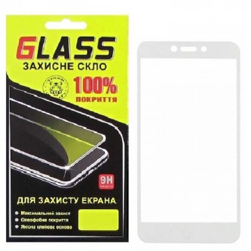 Защитное стекло Full Glue Xiaomi Redmi 4X, Redmi GO white Glass в Одессе