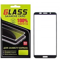 Защитное стекло Full Glue Huawei Y5 2018, Y5 Prime 2018, Y5 Lite 2018 black Glass