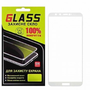 Защитное стекло Full Glue Huawei Honor 9 Lite 2017 white Glass в Одессе