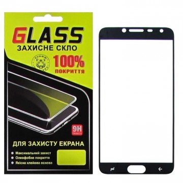 Защитное стекло Full Glue Samsung J4 2018 J400 black Glass в Одессе