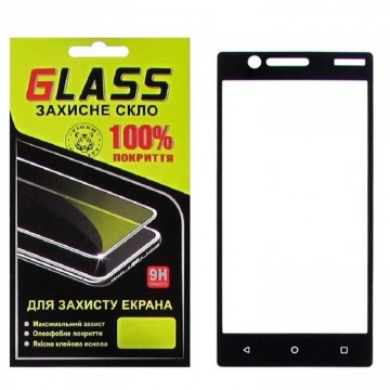 Защитное стекло Full Glue Nokia 3 black Glass в Одессе