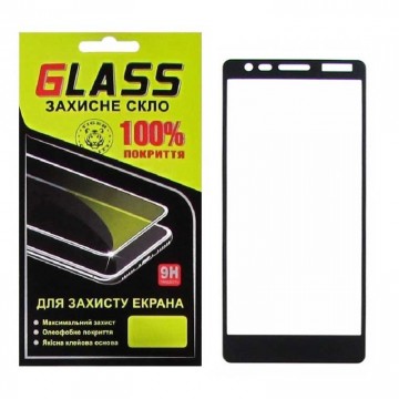 Защитное стекло Full Glue Nokia 3.1 black Glass в Одессе