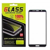 Защитное стекло Full Glue Huawei Y6 2018, Y6 Prime 2018, Honor 7A Pro black Glass