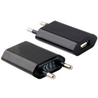 Сетевое зарядное устройство Apple 1USB 1.0A black без коробки