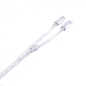 USB шнур Zipper Lightning and Micro USB 1m белый в Одессе