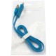 USB -Lightning шнур для iPhone 5/5s + micro USB 1m голубой в Одессе
