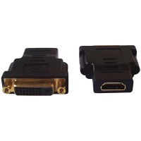 Переходник HDMI-DVI F/F черный