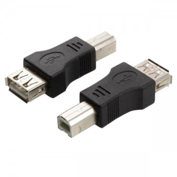 Переходник USB гнездо - USB Type B штекер для принтера черный в Одессе