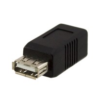 Переходник USB гнездо - USB Type B гнездо для принтера черный