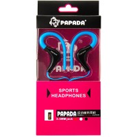 Наушники с микрофоном Papada Sport голубые