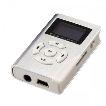 MP3 плеер с дисплеем, корпус металл Серебристый в Одессе