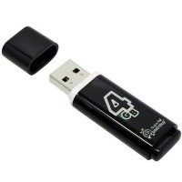 Флешка 4Gb SmartBuy Glossy series Black