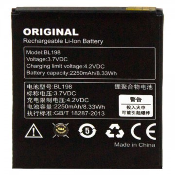 Аккумулятор Lenovo BL198 2250 mAh A678t, A850, S860, S890 AAA класс тех.пакет в Одессе