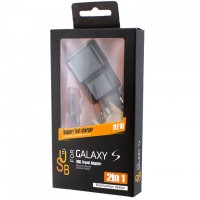 Сетевое зарядное устройство Samsung ETA-U90EWE 2in1 2.4A micro-USB black