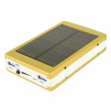 Power Bank Xiaomi 25000 mAh Solar + LED панель золотистый в Одессе