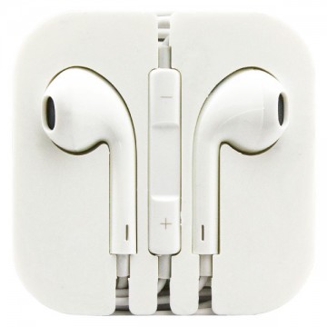 Наушники с микрофоном iPhone 5 Earpods белые в Одессе