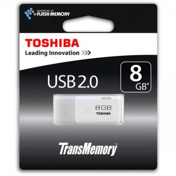 USB флешка Toshiba Hayabusa 8GB White (THNU08HAYWHT(6) в Одессе