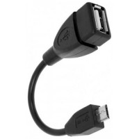 Переходник USB OTG - Micro USB черный
