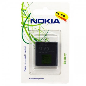 Аккумулятор Nokia BL-6Q 970 mAh 6700, Mobiado Classic 712 AA/High Copy блистер в Одессе