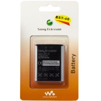 Аккумулятор Sony Ericsson BST-40 1120 mAh P1i, P1 AA/High Copy блистер