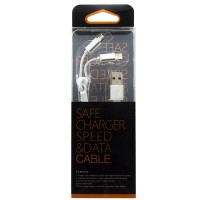 USB шнур Zipper Lightning and Micro USB original charger 1m белый