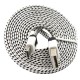 USB - Micro USB шнур плоский тканевый 1.8m белый в Одессе