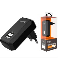 Сетевое зарядное устройство LDNIO DL-AC60 2USB 2.1A black