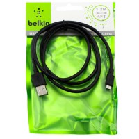 USB кабель Belkin micro USB 1m тех.пакет черный