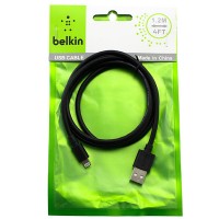 USB кабель Belkin Lightning 1m тех.пакет черный