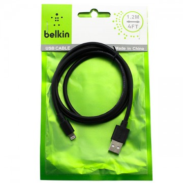 USB кабель Belkin Lightning 1m тех.пакет черный в Одессе