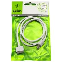 USB кабель Belkin Apple 30pin 1m тех.пакет белый