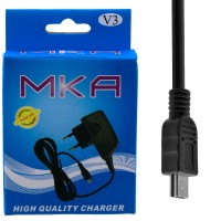 Сетевое зарядное устройство MKA Motorola V3 mini-USB в коробке