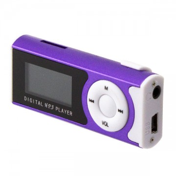 MP3 плеер с дисплеем и фонариком 339 Фиолетовый в Одессе
