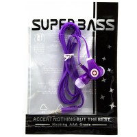 Наушники Tour Super Bass в пакете фиолетовые