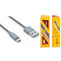 USB-micro USB шнур LDNIO LS08 1m серый