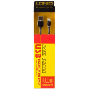 USB-iPhone 5S LDNIO LS14 1m черный в Одессе