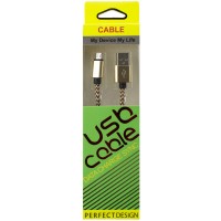 USB-Micro USB шнур MyLife 1m золотистый