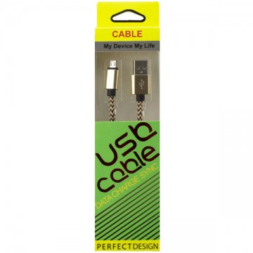 USB-Micro USB шнур MyLife 1m золотистый в Одессе
